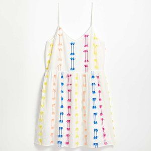 Fringe Cami Dress Fiesta Colorful Loft Ann Taylor